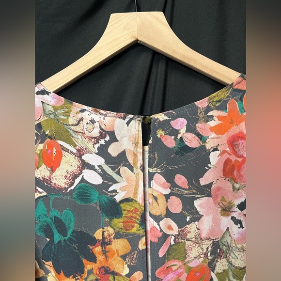 Meadow Rue from Anthropologie Multicolor Floral Drop Waist Dress - Picture 10 of 11